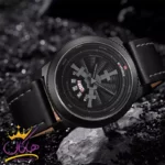 ساعت مچی مردانه نیوی فورس بند چرم مشکی 9156/1 - Image 6