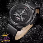 ساعت مچی مردانه نیوی فورس بند چرم مشکی 9156/1 - Image 4