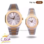 ساعت نوادا فلزی ست 1375 رزگلد