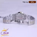 ساعت ست نوادا فلزی نقره ای طلایی کد 1390 - Image 3
