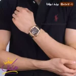ساعت مردانه نوادا قاب رزگلد مربعی | G 0107/1 - Image 3