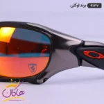عینک دوچرخه سواری هولوگرامی قرمز اوکلی 9137 - Image 6