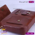 کیف بزرگ دوشی چرم چرمسال 727 - Image 8