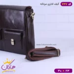کیف بزرگ دوشی چرم چرمسال 727 - Image 6