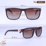 عینک آفتابی مردانه اوگا قهوه ای 9603/2 OGA - Image 2