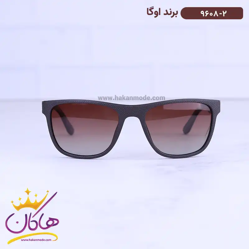 oga-sunglasses-code-9608.21.webp عینک آفتابی مردانه اوگا قهوه ای 9608/2 - Image 1