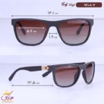 عینک آفتابی مردانه اوگا قهوه ای 9608/2 - Image 2
