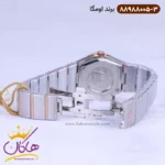 ساعت امگا زنانه فلزی نقره ای رزگلد 88988005/3 - Image 3