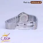 ساعت اومگا زنانه فلزی نقره ای صفحه صورتی 88988005/4 - Image 3
