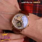 ساعت اتوماتیک پتک فیلیپ رزگلد بند چرم | کد P00505289 - Image 2
