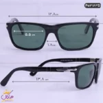 عینک پرسول اورجینال سبز پلار مدل PO3163S - Image 2