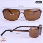 عینک آفتابی پلیس اورجینال قهوه ای مدل police | c3-8030/2 - Image 2