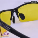 عینک آفتابی پلیس الومینیوم مشکی زرد 8539 | police - Image 5