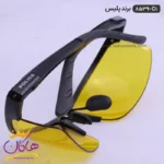 عینک آفتابی پلیس الومینیوم مشکی زرد 8539 | police - Image 3