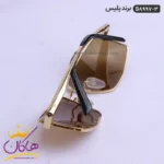 عینک آفتابی پلیس فلزی اورجینال طلایی کد 8997 | police - Image 3
