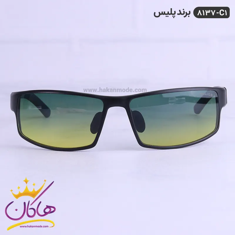 polis-C8137.11-1.webp عینک آفتابی پلیس اورجینال مشکی سبز مدل police | c1 - 8137 - Image 1