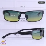 عینک آفتابی پلیس اورجینال مشکی سبز مدل police | c1 - 8137 - Image 2