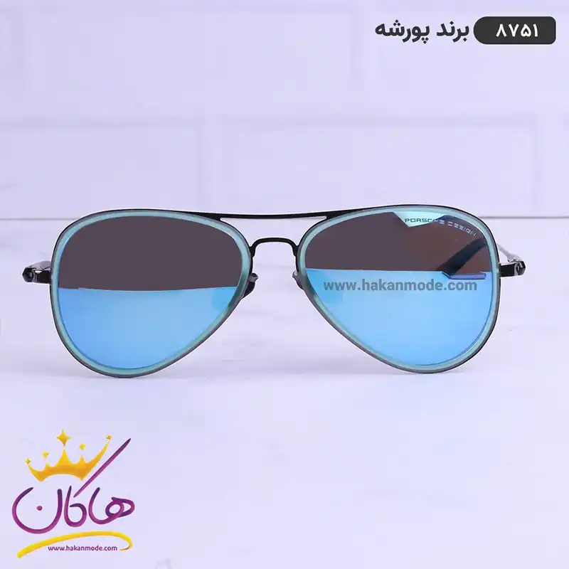 porsche-sunglasses-code-87511.webp عینک اورجینال پورشه جیوه ای آبی مدل 8751 - Image 1