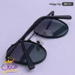 عینک مشکی اورجینال پورشه مدلAD076 - Image 4