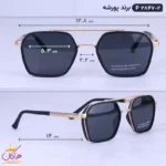 عینک آفتابی پورشه مردانه طلایی P 2847/2 - Image 2