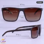 عینک اورجینال پورشه قهوه ای مات مدل 8656 - Image 2