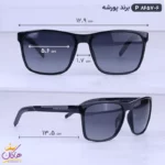 عینک آفتابی پورشه مردانه مشکی P8657/6 - Image 2