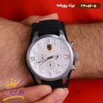 ساعت پورشه مردانه بند مشکی چرمی 24056/5 - Image 2