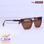 عینک آفتابی زنانه پرادا گربه ای قهوه ای PR 2639/2 - Image 4