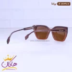 عینک آفتابی زنانه پرادا گربه ای قهوه ای PR 2639/2 - Image 3