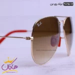 عینک آفتابی ری بن مردانه مدل 3025 قهوه ای | Rayban - Image 4