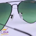 عینک آفتابی ری بن مردانه مدل 3025 خلبانی سبز | Rayban  - Image 5