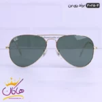 عینک آفتابی ری بن مردانه مدل 3025 طلایی سبز | Rayban 