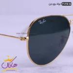 عینک آفتابی ری بن مردانه مدل 3025 طلایی مشکی | Rayban  - Image 4
