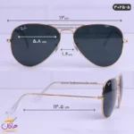 عینک آفتابی ری بن مردانه مدل 3025 طلایی مشکی | Rayban  - Image 2