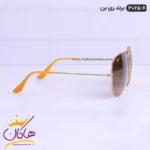 عینک آفتابی ری بن مردانه مدل 3025 قهوه ای طلایی | Rayban  - Image 8