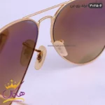 عینک آفتابی ری بن مردانه مدل 3025 قهوه ای طلایی | Rayban  - Image 5