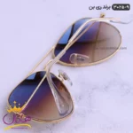 عینک آفتابی ری بن مردانه مدل 3025 طلایی | Rayban - Image 3
