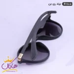 عینک ریبن مشکی شیشه گرد اورجینال 7505 - Image 3