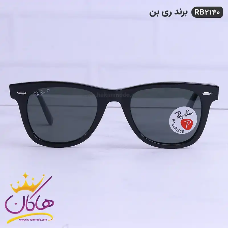 ray-ban-sunglasses-code-RB-2140.21.webp عینک ری بن مردانه ویفرر اورجینال مشکی RB2140 - Image 1