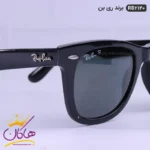 عینک ری بن مردانه ویفرر اورجینال مشکی RB2140 - Image 4