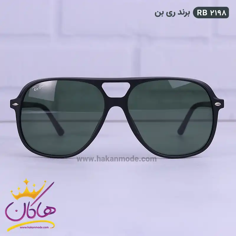 ray-ban-sunglasses-code-RB-2198.21.webp عینک آفتابی ری بن مردانه سبز مدل RB2198 - Image 1