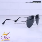عینک آفتابی ری بن مردانه خلبانی دودی RB3025/18 - Image 3