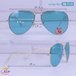عینک شب ری بن مردانه آبی RB3026 - Image 2