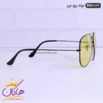 عینک ری بن مشکی زرد اورجینال مدل 3026 - Image 6