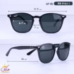عینک آفتابی ریبن زنانه مشکی RB4258/1 - Image 2