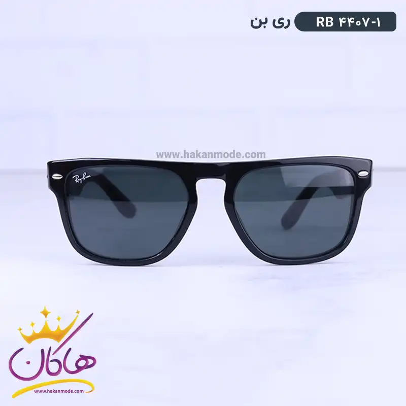 ray-ban-sunglasses-code-RB-4407.11.webp عینک آفتابی مردانه ری بن مشکی RB4407/1 - Image 1