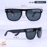 عینک آفتابی مردانه ری بن مشکی RB4407/1 - Image 2