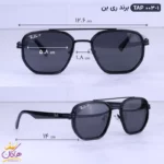 عینک آفتابی ری بن مردانه مشکی TAP 003/1 - Image 2