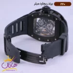 ساعت ریچارد میلر مردانه فلزی اتوماتیک تمام مشکی 220 - Image 4