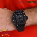 ساعت ریچارد میلر مردانه فلزی اتوماتیک تمام مشکی 220 - Image 2